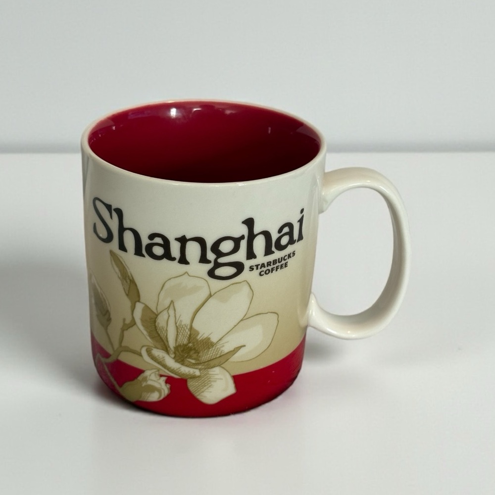This 2015 Starbucks Shanghai Coffee Cup Mug Global Icon Collector Series 16 Oz